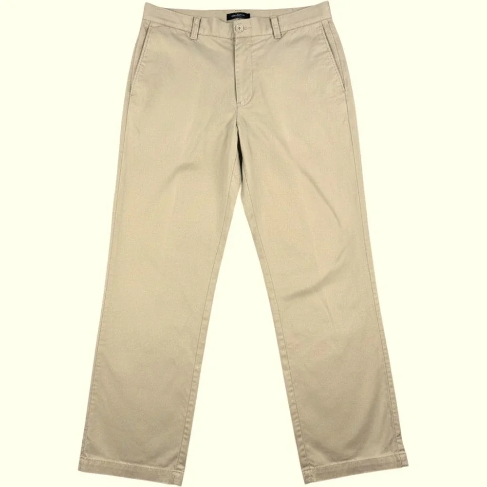 Tommy Bahama Boracay Chino Pants Mens 34x31 Tan Cotton Tencel Stretch Straight